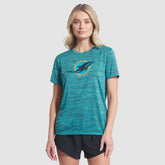 Miami Dolphins Women's 2025 Rivalries Collection Sideline Velocity Dri-FIT T-Shirt - Turbo Green sale