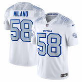 Matt Milano Buffalo Bills 2025 Rivalries Collection Limited Jersey - White for sale