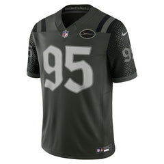 Quinnen Williams New York Jets 2025 Rivalries Collection Limited Jersey - Gotham Green on sale