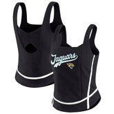Jacksonville Jaguars WEAR by Erin Andrews Women's Square Neck Tank Top - Black online