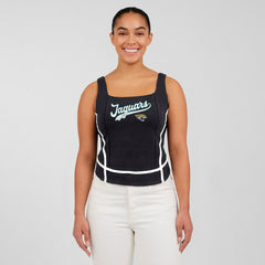 Jacksonville Jaguars WEAR by Erin Andrews Women's Square Neck Tank Top - Black online