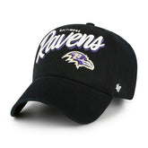Baltimore Ravens '47 Women's Ariana Clean Up Adjustable Hat - Black for sale