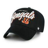 Cincinnati Bengals '47 Women's Ariana Clean Up Adjustable Hat - Black for sale