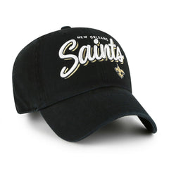 New Orleans Saints '47 Women's Ariana Clean Up Adjustable Hat - Black discount