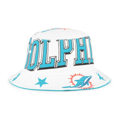 Miami Dolphins '47 Women's Energize Bucket Hat - White on sale