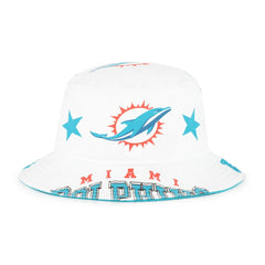 Miami Dolphins '47 Women's Energize Bucket Hat - White on sale