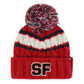 San Francisco 49ers '47 Women's Emma Cuffed Knit Hat with Pom - Scarlet outlet
