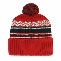 San Francisco 49ers '47 Youth Polar Vortex Cuffed Knit Hat with Pom - Scarlet sale