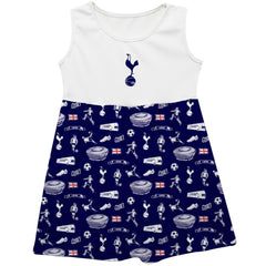 Tottenham Hotspur Vive La Fete Girls Toddler Impressions Artwork Tank Top Dress Sale - Navy