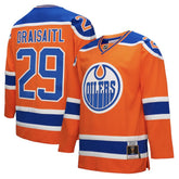 Leon Draisaitl Edmonton Oilers Mitchell & Ness Power Play Jersey - Orange Jerseys