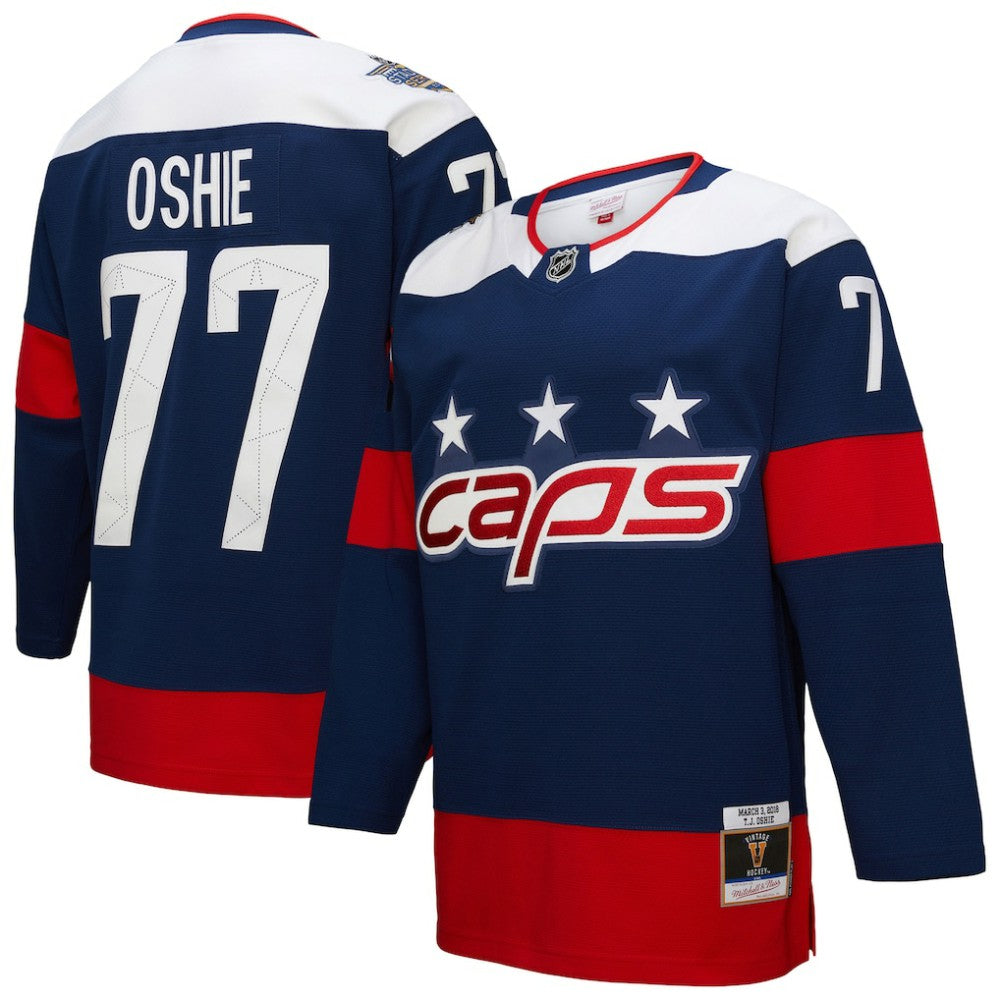 TJ Oshie Washington Capitals Mitchell & Ness Power Play Jersey - Navy Jerseys
