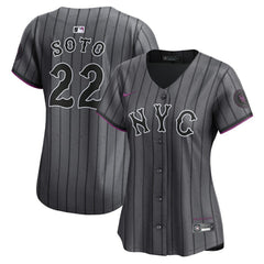 Juan Soto New York Mets Women's City Connect Limited Jersey Gray