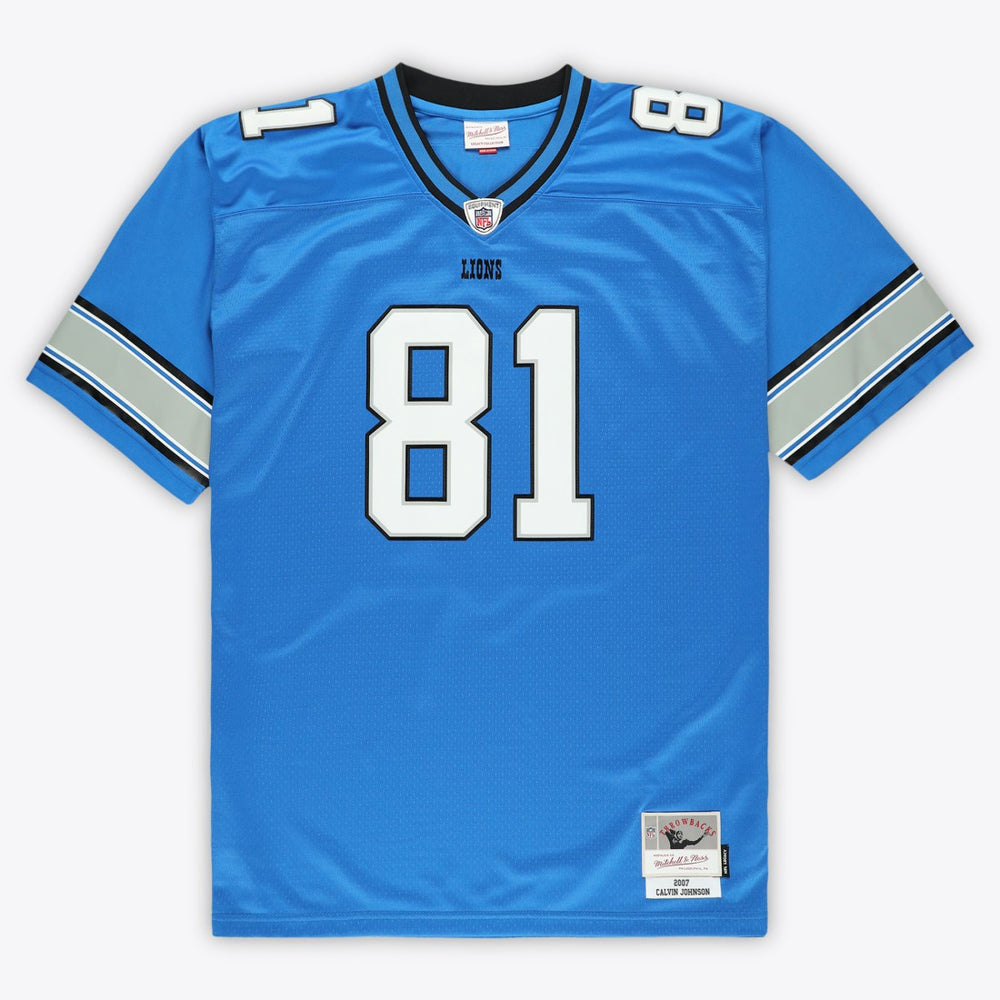 Calvin Johnson Detroit Lions Big & Tall 2007 Legacy Retired Player Jersey - Blue sale