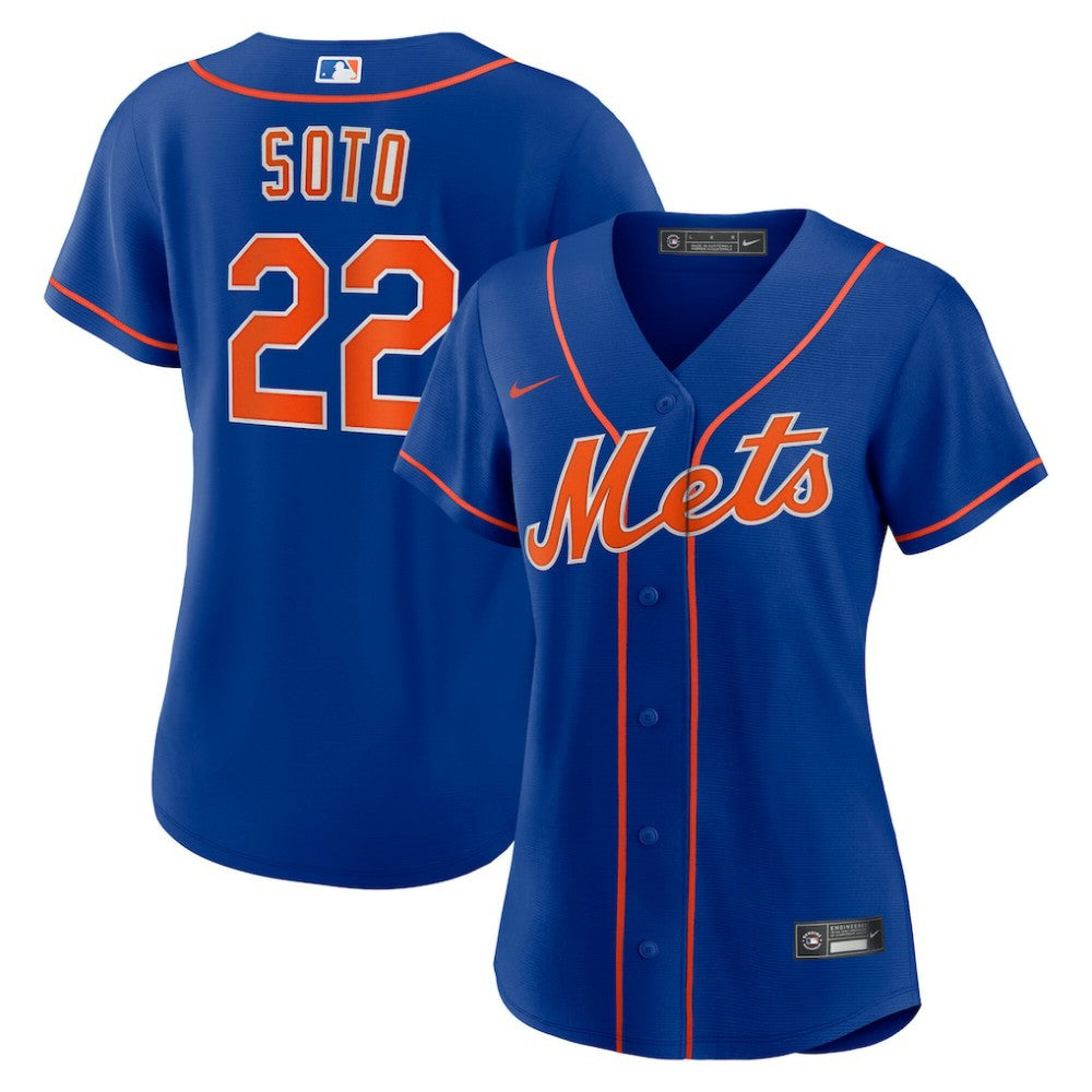 Juan Soto New York Mets Women's Alternate Replica Baseball Jersey Royal