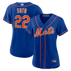Juan Soto New York Mets Women's Alternate Replica Baseball Jersey Royal