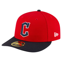 Cleveland Guardians Authentic Collection On-Field Low Profile 59FIFTY Fitted Hat Red/Black