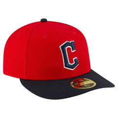 Cleveland Guardians Authentic Collection On-Field Low Profile 59FIFTY Fitted Hat Red/Black