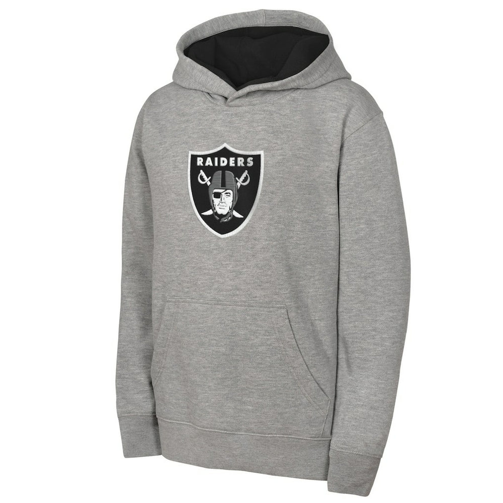 Las Vegas Raiders Outerstuff Youth Prime Hoodie - Gray outlet