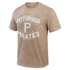 Pittsburgh Pirates Darius Rucker Collection Sun Faded T-Shirt Tan