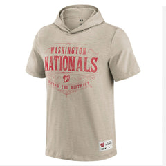 Washington Nationals Darius Rucker Collection Distressed Hoodie T-Shirt Tan