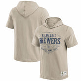 Milwaukee Brewers Darius Rucker Collection Hooded T-Shirt Tan