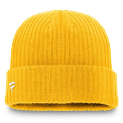 Nashville Predators Fanatics Component Cuffed Knit Hat - Gold Hats