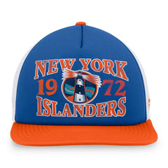 New York Islanders Fanatics Heritage Foam Front Adjustable Trucker Hat - Royal Hats