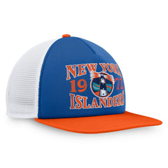 New York Islanders Fanatics Heritage Foam Front Adjustable Trucker Hat - Royal Hats