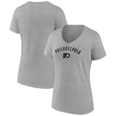 Philadelphia Flyers Fanatics Women's V-Neck T-Shirt - Gray T-shirts