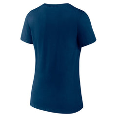 Seattle Kraken Fanatics Women's V-Neck T-Shirt - Deep Sea Blue T-shirts
