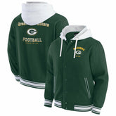 Green Bay Packers Darius Rucker Collection Full-Snap Hoodie Jacket - Green discount