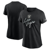 Las Vegas Raiders Women's Team City Roll T-Shirt - Black online