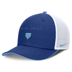 Toronto Blue Jays Rise Diamond Plate Performance Trucker Flex Hat Royal