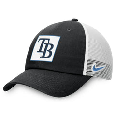 Tampa Bay Rays Rise Adjustable Trucker Hat Black