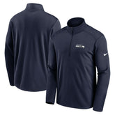 Seattle Seahawks Pacer Half-Zip Pullover - College Navy on sale