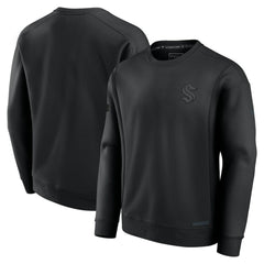 Seattle Kraken Fanatics Authentic Pro Road Fleece Sweatshirt - Black Sweatshirts