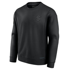 Seattle Kraken Fanatics Authentic Pro Road Fleece Sweatshirt - Black Sweatshirts