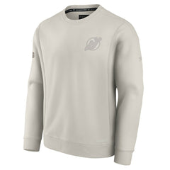 New Jersey Devils Fanatics Authentic Pro Road Fleece Sweatshirt - Gray Sweatshirts