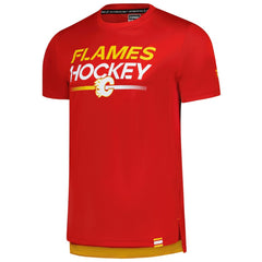 Calgary Flames Fanatics Authentic Pro Tech T-Shirt - Red T-shirts