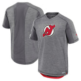 New Jersey Devils Fanatics Authentic Pro Rink Performance T-Shirt - Heather Gray T-shirts