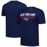 New England Patriots Blocked T-Shirt - Navy for sale