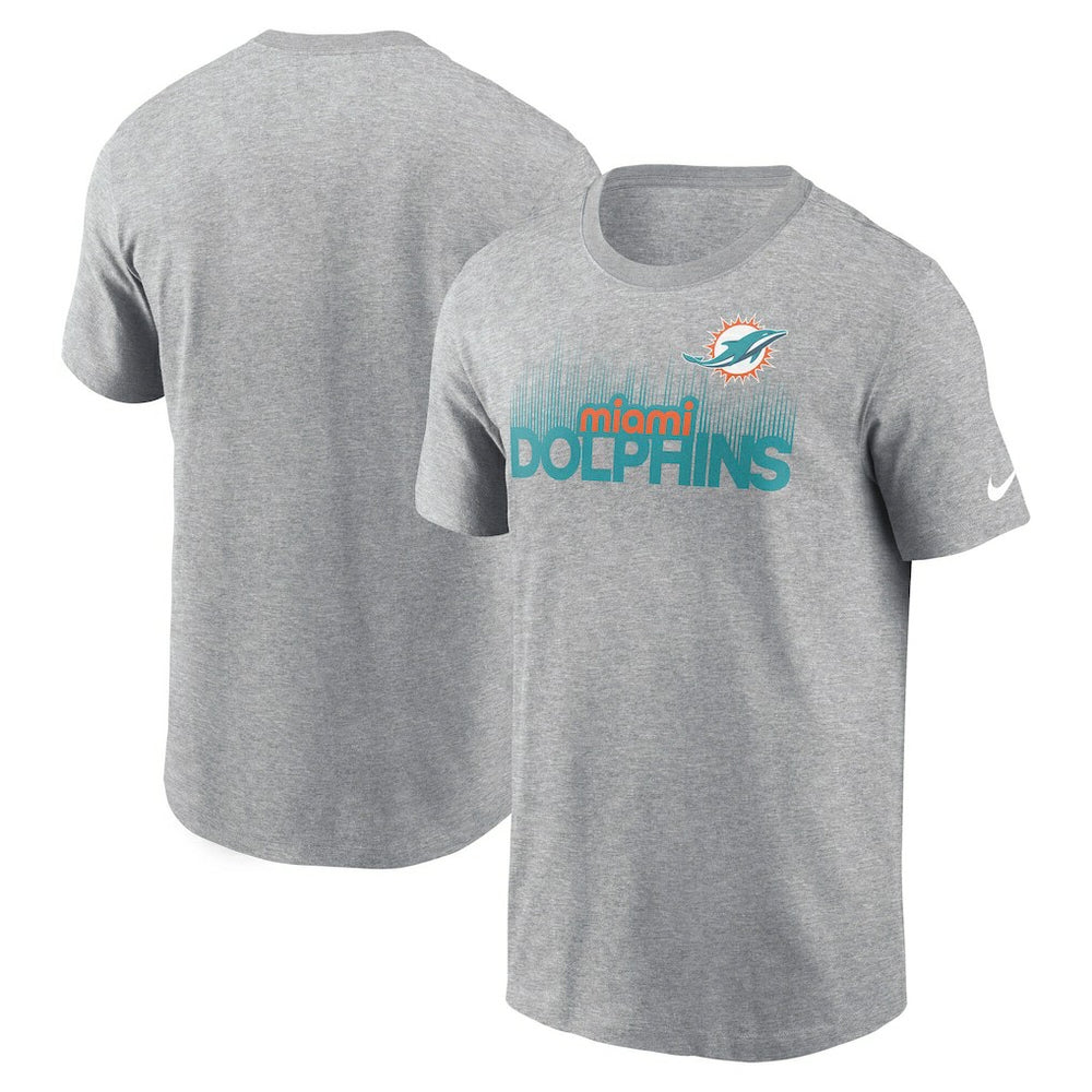Miami Dolphins Local Essential T-Shirt - Heather Gray cheap