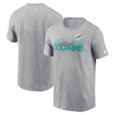 Miami Dolphins Local Essential T-Shirt - Heather Gray cheap