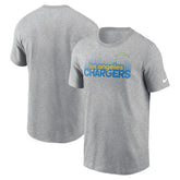 Los Angeles Chargers Local Essential T-Shirt - Heather Gray online