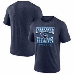 Tennessee Titans Extreme Tackle Tri-Blend T-Shirt - Heather Navy discount