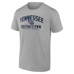 Tennessee Titans Screen Blocking T-Shirt - Heather Gray sale