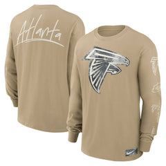 Atlanta Falcons Essential Statement Max90 Long Sleeve T-Shirt - Tan sale