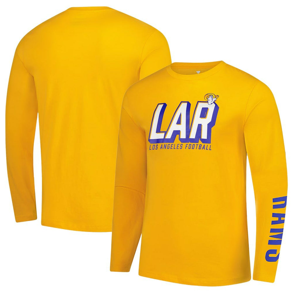 Los Angeles Rams Long Sleeve T-Shirt - Gold outlet
