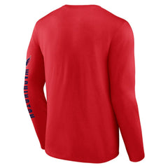 Washington Capitals Fanatics Headline Long Sleeve T-Shirt - Red T-shirts
