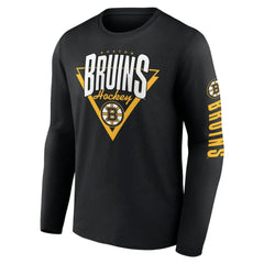 Boston Bruins Fanatics Headline Long Sleeve T-Shirt - Black T-shirts